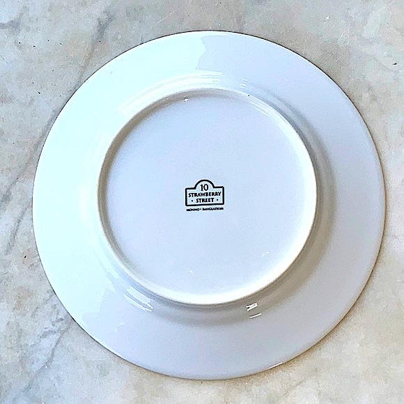 10 STRAWBERRY STREET DINNER PLATE GOLD BAND 10 3/8TH INCH ROUND - Picture 5 of 6